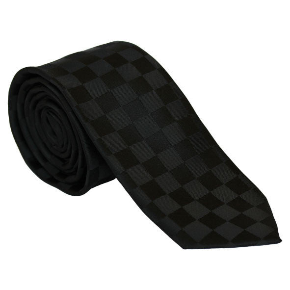 Sort slips m. kvardratmønster