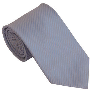 Lyseblåt bredt slips