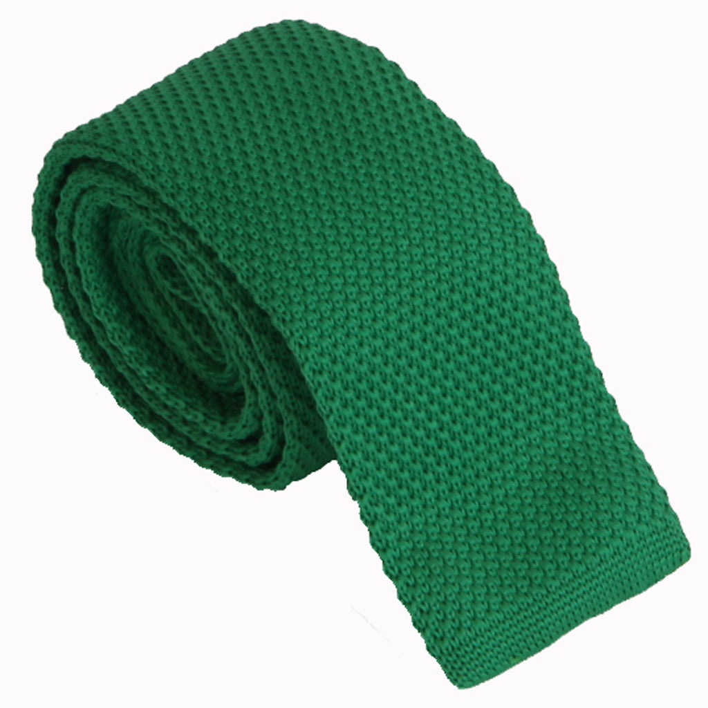 Lysegrønt strikket slips