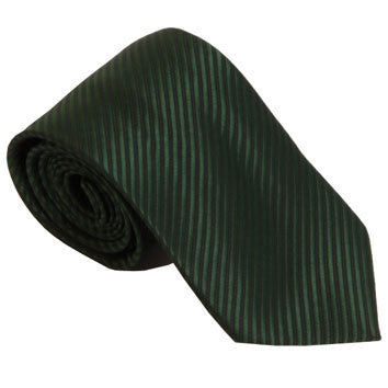 Mørkegrønt bredt slips